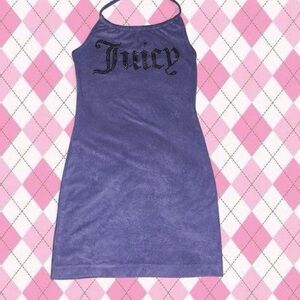 juicy couture purple halter neck mini dress with tags